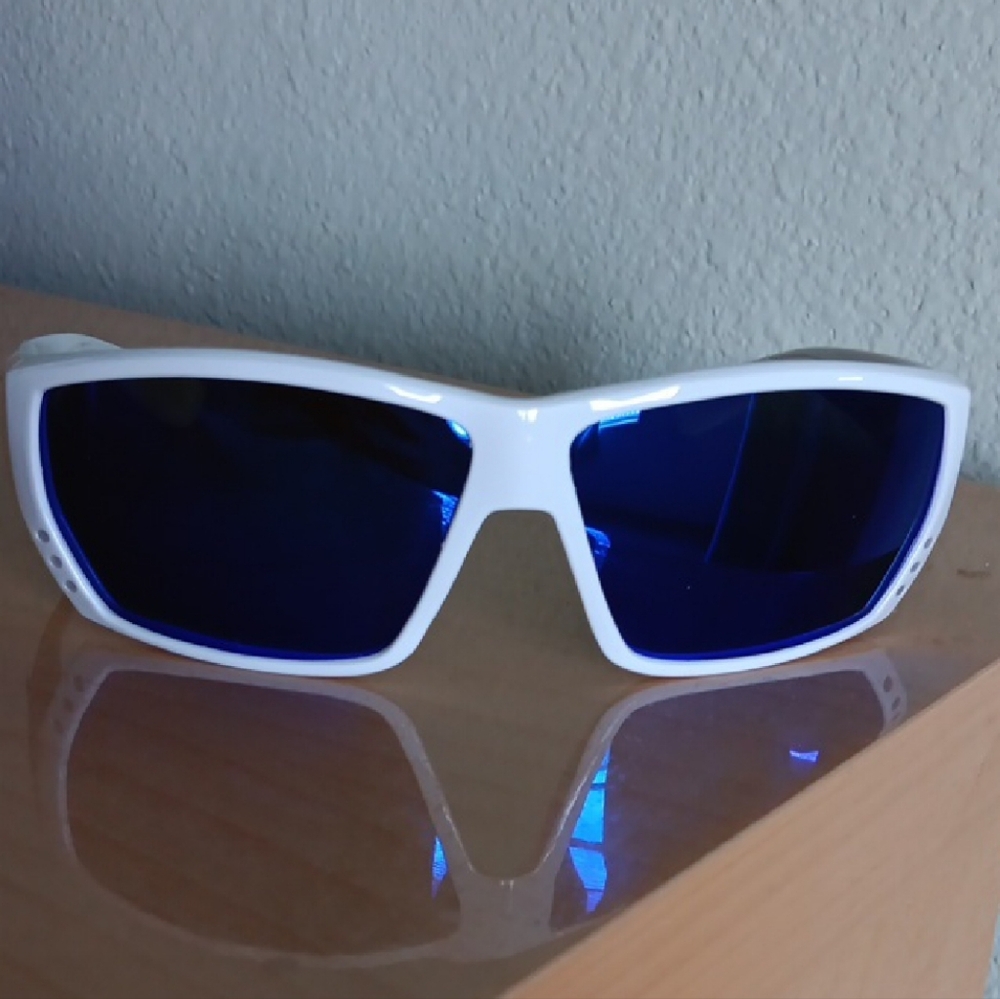 Costa White and Blue Sunglasses. New
